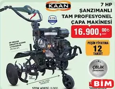 KAAN 7 HP ŞANZIMANLI TAM PROFESYONEL ÇAPA MAKİNESİ KAAN 7 HP ŞANZIMANLI TAM PROFESYONEL ÇAPA MAKİNESİ